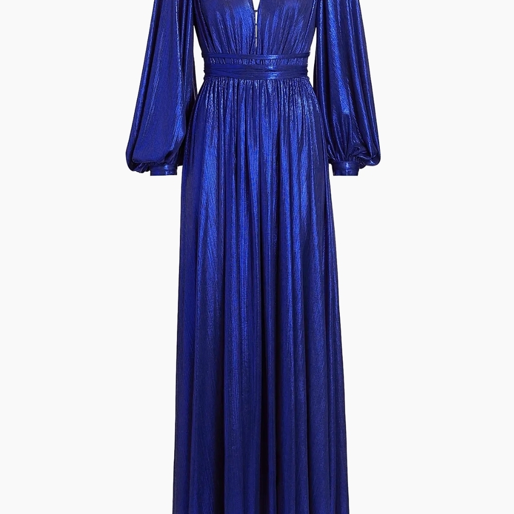 Royal Blue Long Sleeve Gown
